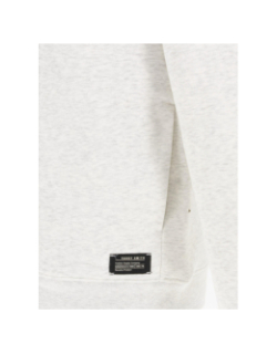 Sweat à capuche sherpa mel gris homme - Teddy Smith