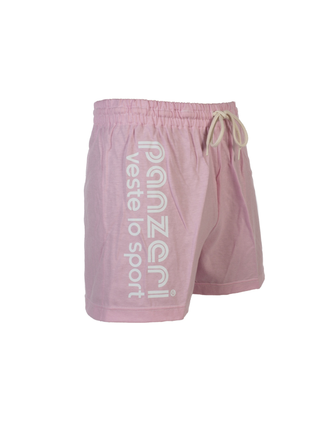 Short uni A rose clair/blanc - Panzeri