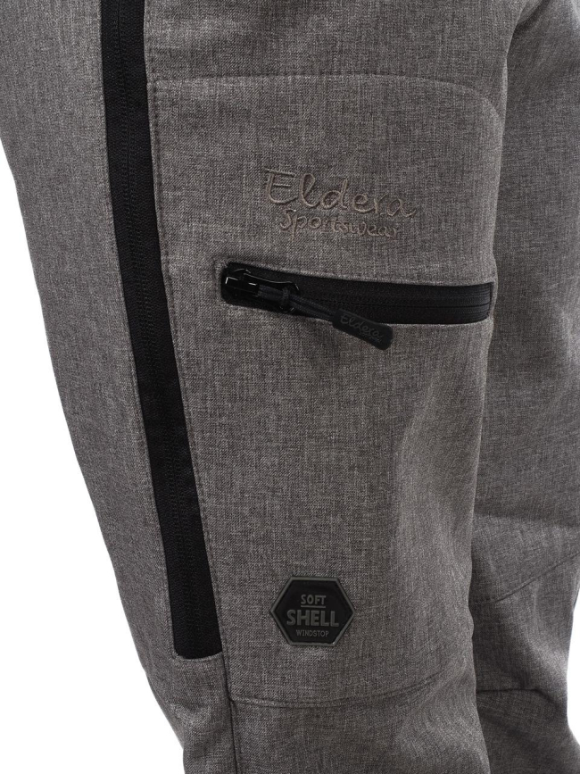 Pantalon de ski unosoft gris homme - Eldera Sportswear