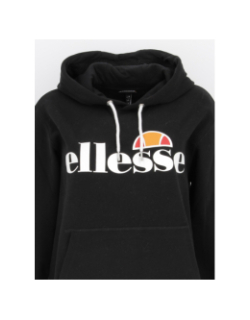 Sweat à capuche torices noir femme - Ellesse