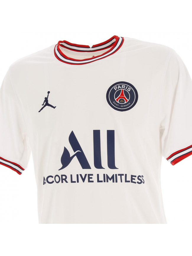 Nouveaux Ensemble Survetement Foot - Veste PSG NIKE Blanc Noir Rouge 19 20