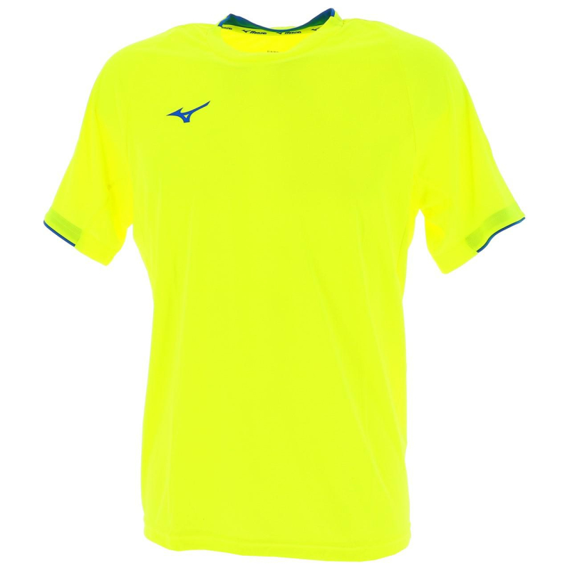 T-shirt de running core sleevee jaune - Mizuno