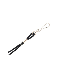 Mini cordon attache sifflet poignet noir - Tremblay
