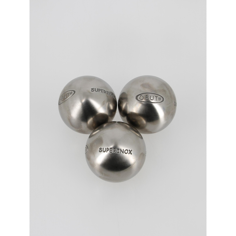 Superinox strie 0 demi-tendre 73mm boules de pétanques - Obut