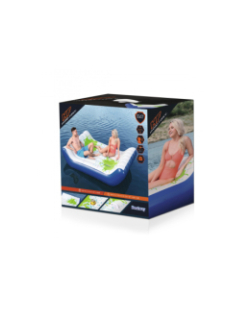 Radeau gonflable chill splash lounge 221 x 174 cm - Bestway