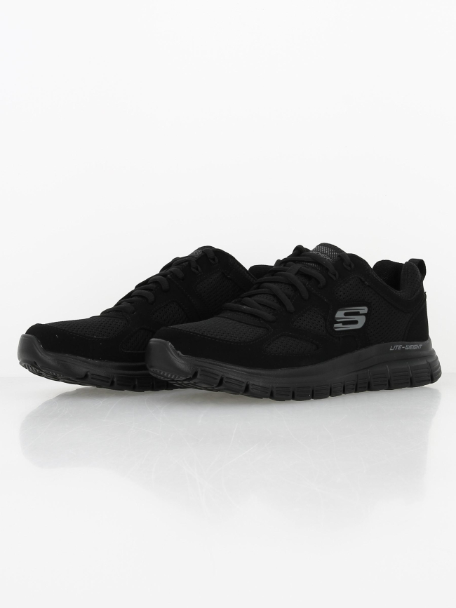 Baskets sport burns agoura noir homme - Skechers
