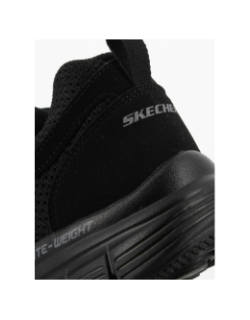 Baskets sport burns agoura noir homme - Skechers