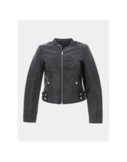 Veste simili-cuir courte love noir femme - Vero Moda