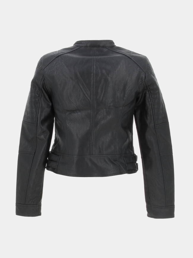 Veste simili-cuir courte love noir femme - Vero Moda