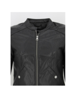 Veste simili-cuir courte love noir femme - Vero Moda