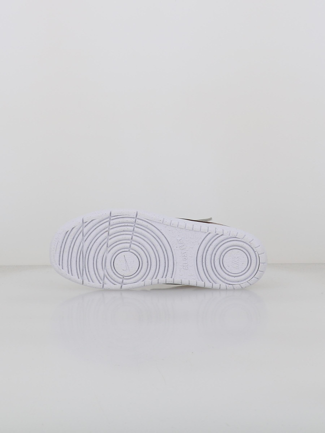 Baskets court borough recraft blanc gris marron enfant - Nike