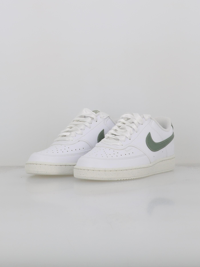 Baskets court vision blanc kaki femme -Nike