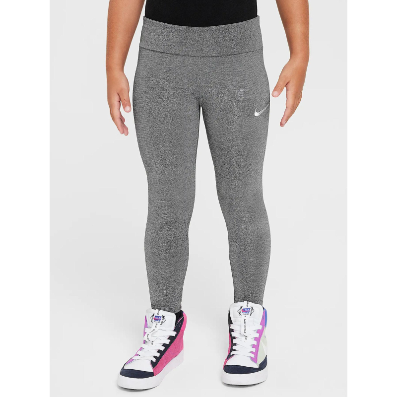 Legging pailleté shine gris fille - Nike
