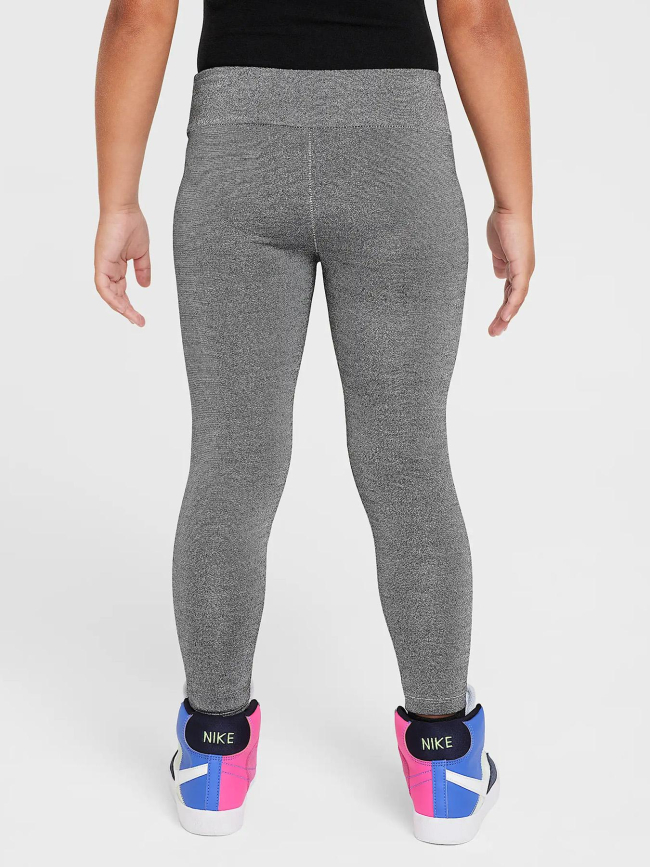 Legging pailleté shine gris fille - Nike