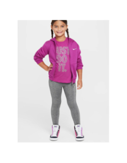 Legging pailleté shine gris fille - Nike