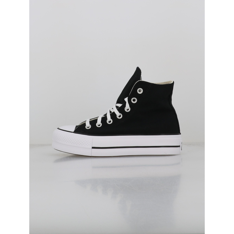 Converse montantes à plateforme ctas lift noir femme