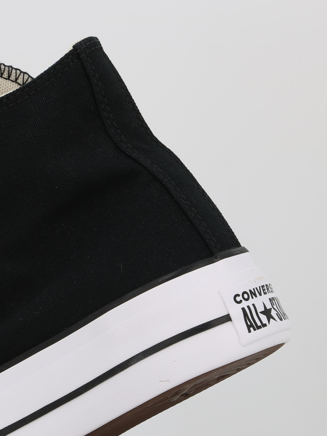 Converse montantes à plateforme ctas lift noir femme