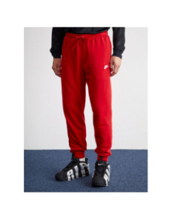 Pantalon jogging club ft jogger rouge homme - Nike