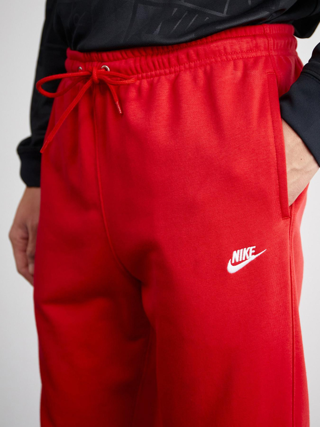Pantalon jogging club ft jogger rouge homme - Nike