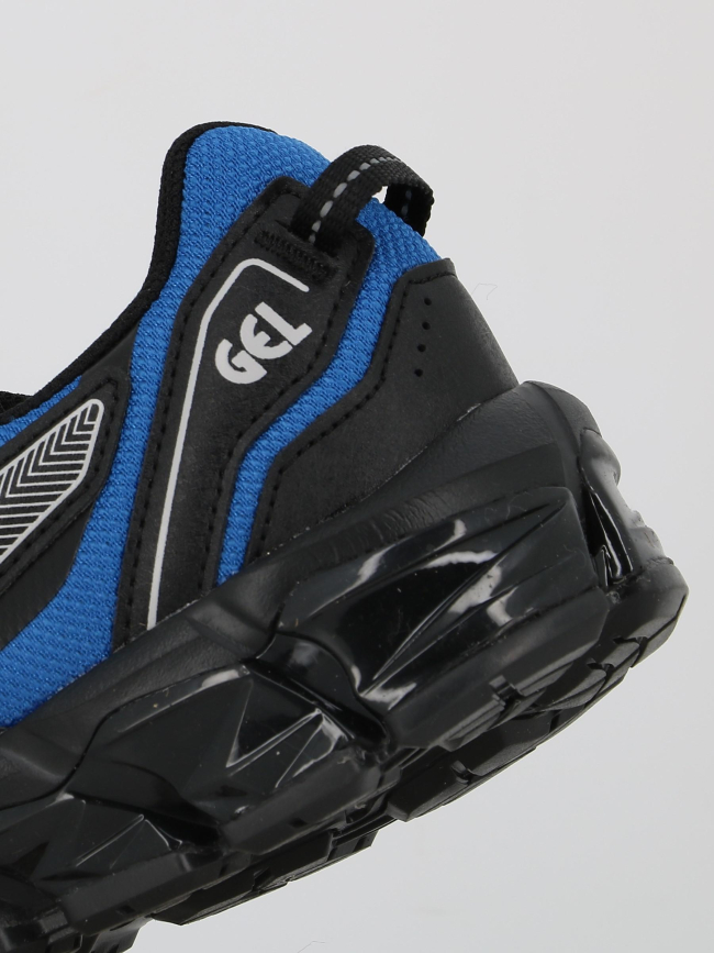 Baskets gel quantum 90 3 gs bleu noir enfant - Asics