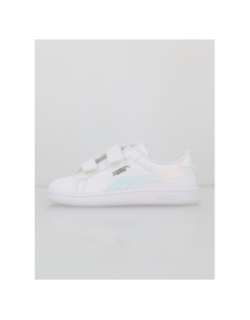 Baskets à scratch smash 3.0 holo blanc fille - Puma