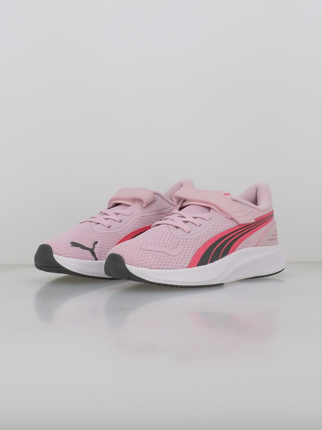 Baskets à scratch pounce lite ac ps rose fille - Puma