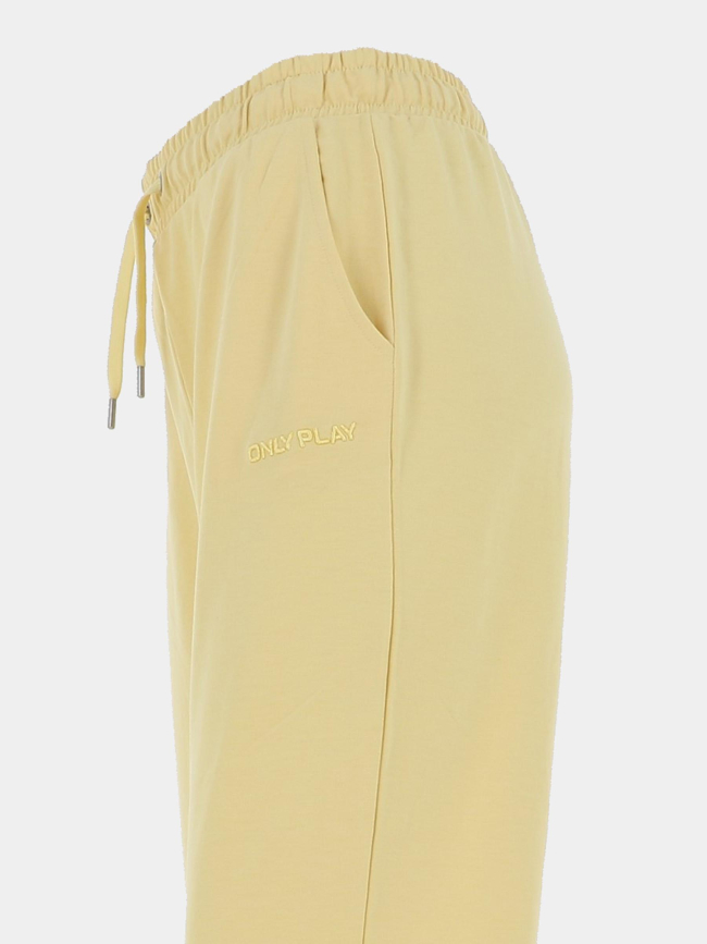 Pantalon jogging onpfrei life jaune femme - Only