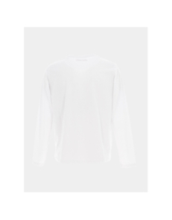 T-shirt manche longue signature blanc garçon - Teddy Smith