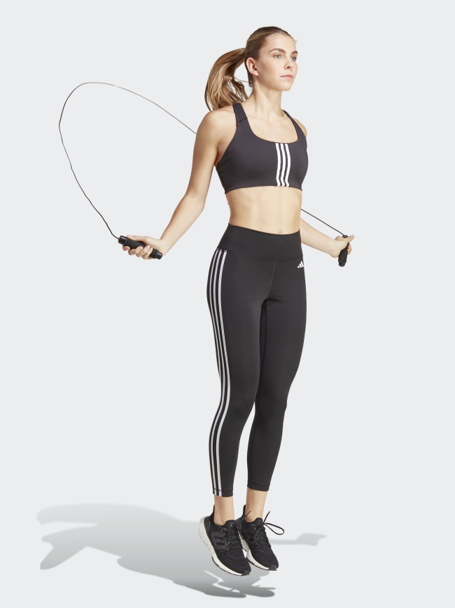 Legging training 3s 78 taille haute noir femme - Adidas