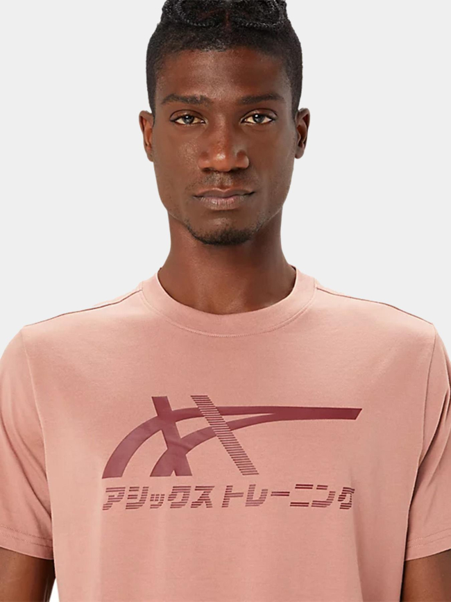T-shirt tiger vieux rose homme - Asics