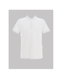 Polo uni alban blanc homme - Teddy Smith