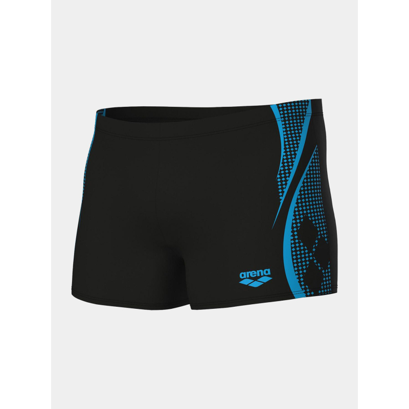 Boxer de natation short graphic noir bleu homme - Arena