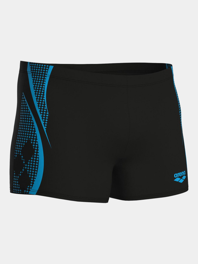 Boxer de natation short graphic noir bleu homme - Arena