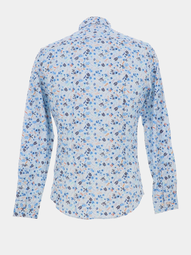 Chemise stretch à motif lulihann bleu homme - Benson & Cherry