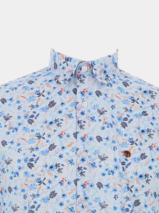 Chemise stretch à motif lulihann bleu homme - Benson & Cherry