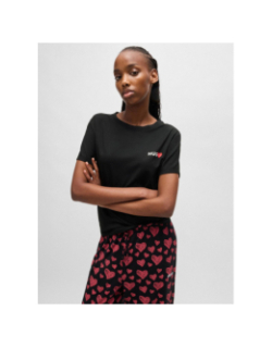 T-shirt logo nikka noir femme - Hugo