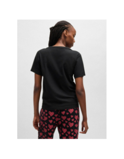 T-shirt logo nikka noir femme - Hugo