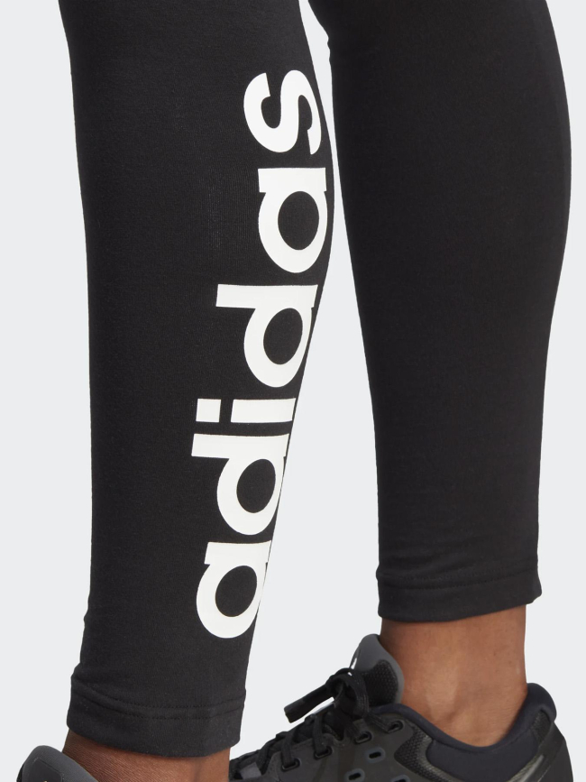 Legging linear logo noir femme - Adidas