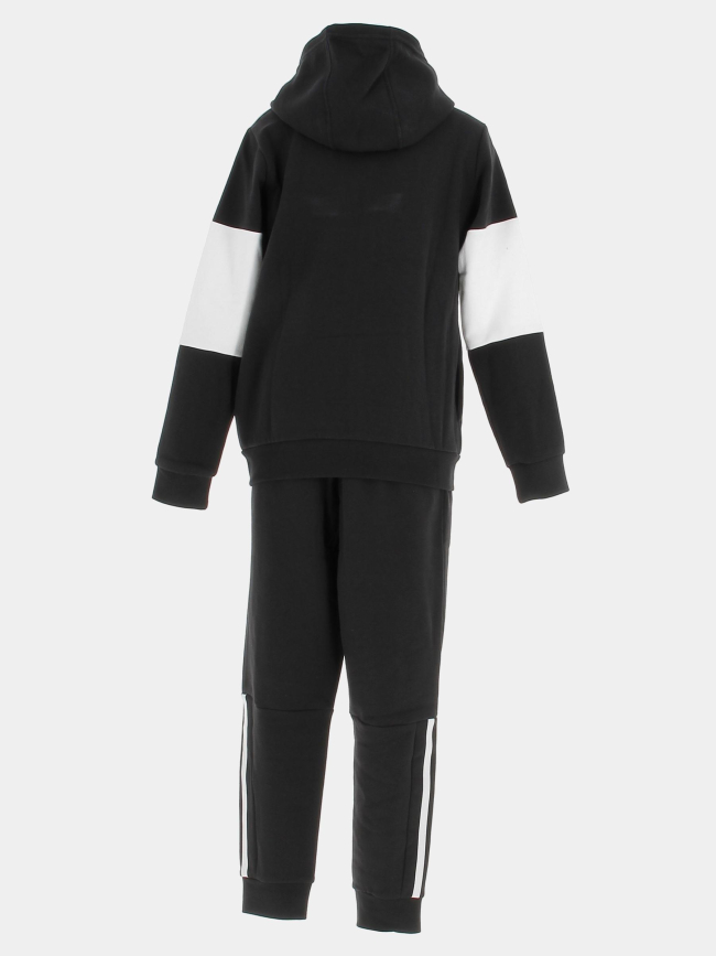 Ensemble survêtement veste zippé 3S noir enfant - Adidas