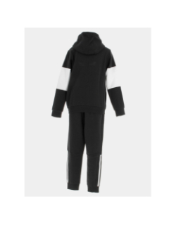 Ensemble survêtement veste zippé 3S noir enfant - Adidas