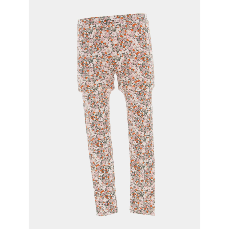 Legging fleuri reversible rose fille - Guess