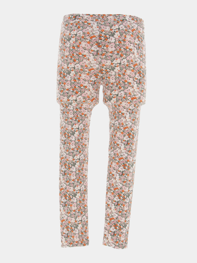 Legging fleuri reversible rose fille - Guess