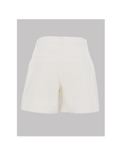 Short en jean à bouton doré vmmargot blanc femme - Vero Moda