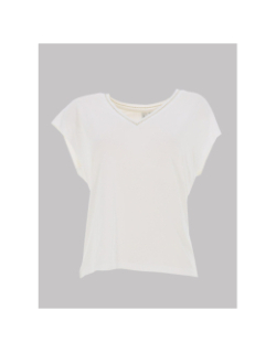 T-shirt col v batila blanc femme - Vero Moda