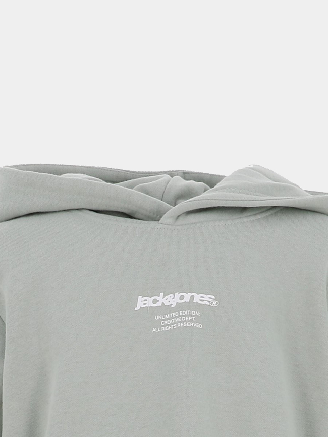Sweat à capuche jcotarmac camo vert garçon - Jack & Jones