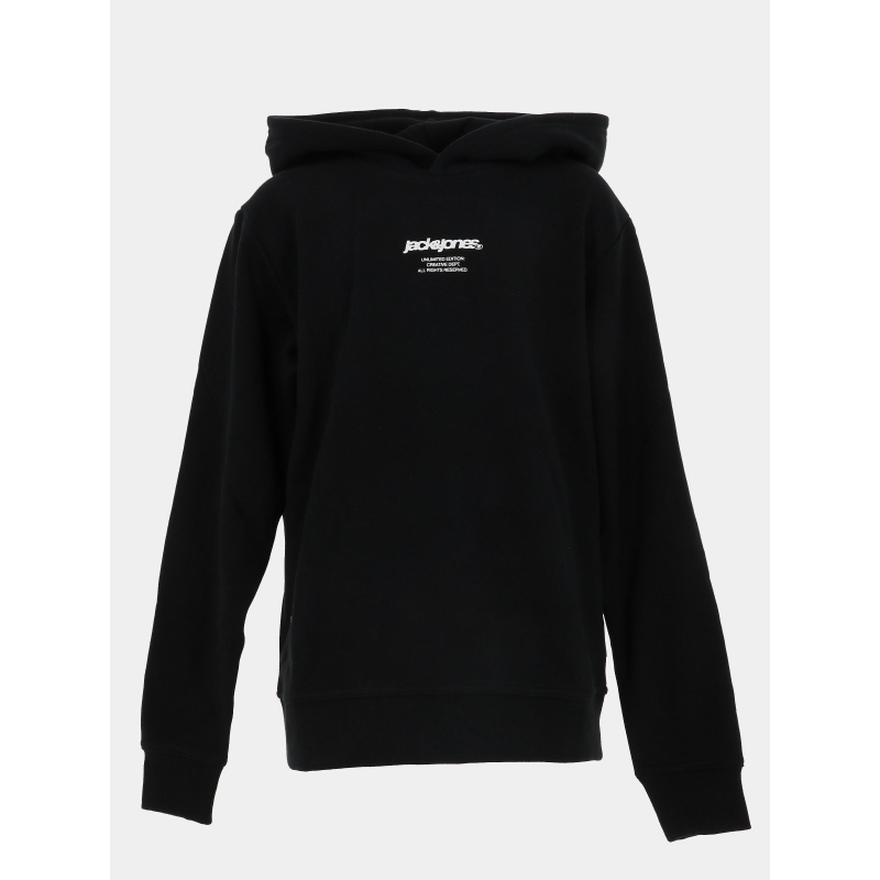 Sweat à capuche jcotarmac camo noir garçon - Jack & Jones