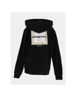 Sweat à capuche jcotarmac camo noir garçon - Jack & Jones