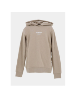 Sweat à capuche jcotarmac camo beige garçon - Jack & Jones