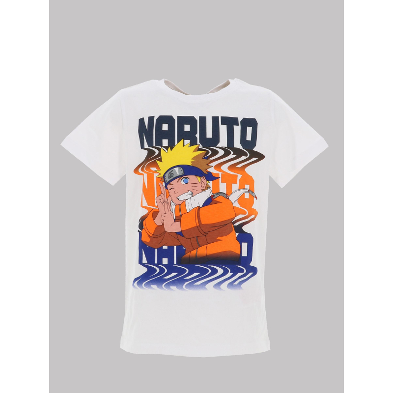 T-shirt à manches courtes naruto blanc enfant - Name It