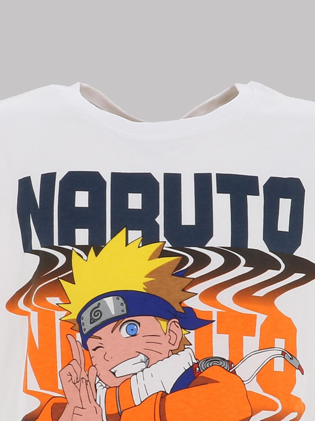 T-shirt à manches courtes naruto blanc enfant - Name It